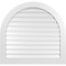 Ekena Millwork Round Top Surface Mount PVC Gable Vent: Functional, w/ 3-1/2"W x 1"P Standard Frame, 40"W x 38"H GVPRT40X3801SF - alternate 1